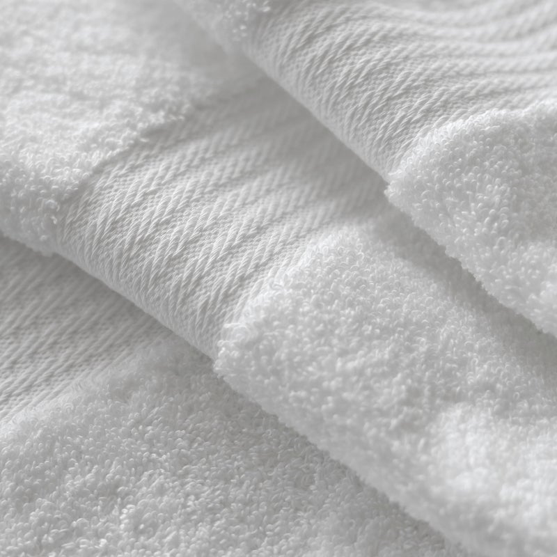 1888 Mills 4 Pack Premium Hand Towel Set, True Classics Premium Cotton Blend, Super Soft and Highly Absorbent Hand Towels for Bathroom, Hotels, Spa and Gym, White - Image 2